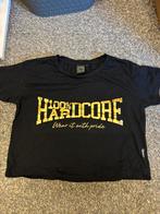 100%hardcore cropped top, Zwart, Maat 42/44 (L), Ophalen of Verzenden, Zo goed als nieuw