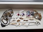 Sieraden lot, vintage sieraden, vintage munten, Overige typen, Ophalen of Verzenden, Zilver