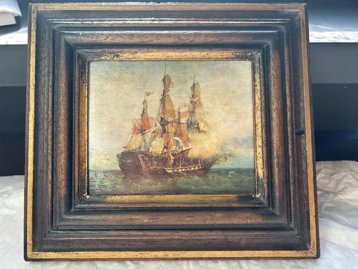 Prachtig klein en zeer oud schilderijtje  antiek schilderij, Antiek en Kunst, Kunst | Schilderijen | Klassiek, Ophalen