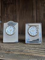 Vintage Zilveren mantelklokjes London, Ophalen of Verzenden, Zilver