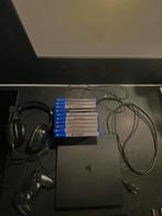 Sony Playstation 4 Slim + Headset + Games + Controller, Spelcomputers en Games, Games | Sony PlayStation 4, Overige genres, 1 speler