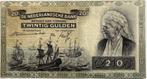Twintig gulden 1941 schaarse datum overdruk!, Postzegels en Munten, Bankbiljetten | Nederland, Ophalen of Verzenden, Los biljet