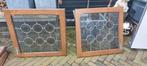 Glas in lood kast deurtjes, Ophalen, Gebruikt