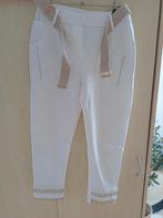 Te koop witte stretch broek made in Italy, Maat 38/40 (M), Made in Italy, Wit, Ophalen of Verzenden