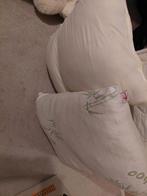 2 hoofdkussen, Huis en Inrichting, Slaapkamer | Beddengoed, Ophalen, Gebruikt, Eenpersoons, Wit