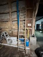 Antieke Houten Ladder - 3,5m, Doe-het-zelf en Verbouw, Ladders en Trappen, Ophalen, Gebruikt, Ladder, 2 tot 4 meter