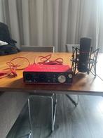 Scarlett 2i2 opname set, Computers en Software, Geluidskaarten, Ophalen of Verzenden, Gebruikt, Focusrite Scarlett