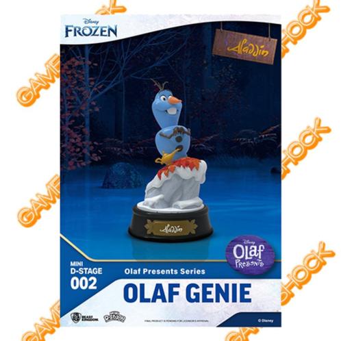 NIEUW Disney Frozen Olaf Mini PVC Diorama Aladdin Genie, Verzamelen, Poppetjes en Figuurtjes, Nieuw, Ophalen of Verzenden