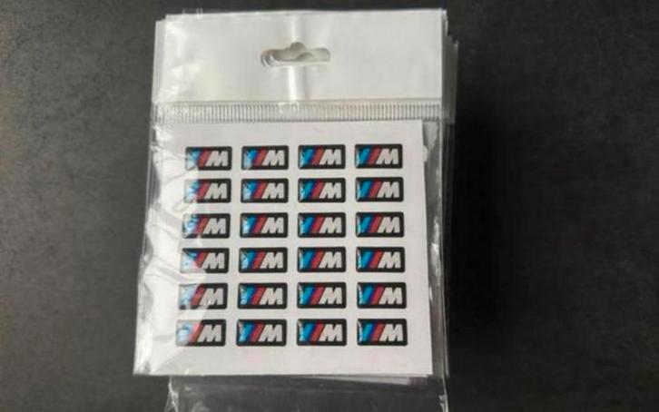 M sticker set van 24 3m kleven 9,99 de goedkoopste!, Auto diversen, Tuning en Styling, Ophalen of Verzenden