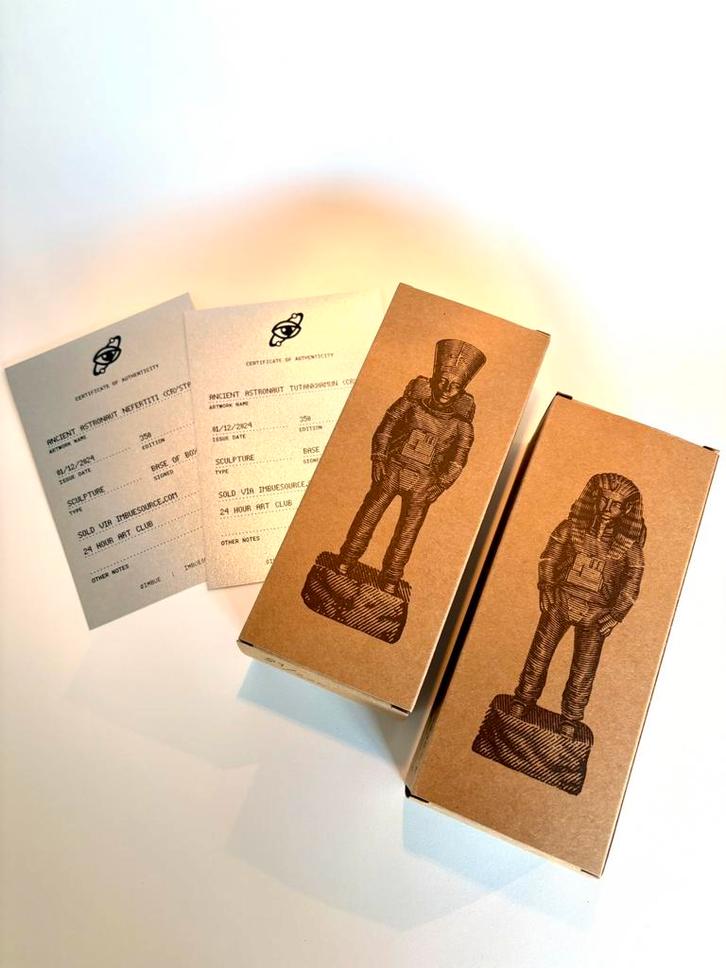 Imbue , ancient astronauts crystal limited edition, Antiek en Kunst, Kunst | Designobjecten, Ophalen of Verzenden