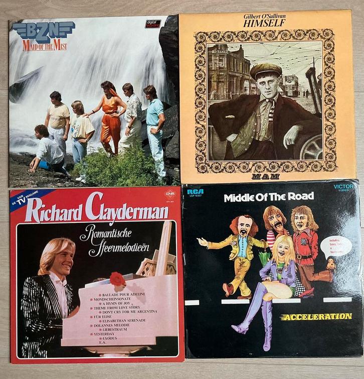 4 Langspeelplaten, Cd's en Dvd's, Vinyl | Verzamelalbums, Gebruikt, Pop, Overige formaten, Ophalen of Verzenden