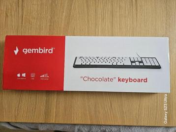 Chocolate keyboard, USB, US layout, black (KB-CH-01) beschikbaar voor biedingen