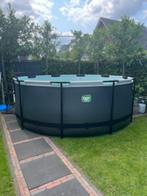 Zwembad Exit Toys ø 360x122 incl. verwarming en zandfilter, Gebruikt, Rond, 300 cm of meer, Opzetzwembad