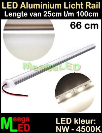 LED Profiel Rigid Strip Bar Rail 66cm SMD5630 Naturalwit beschikbaar voor biedingen
