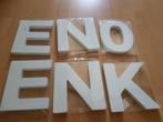 Nieuwe witte houten letters (4st), Ophalen of Verzenden, Nieuw