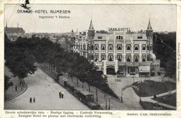 Oranje-Hotel Nijmegen, tegenover t Station - B-keus - 1908 g beschikbaar voor biedingen