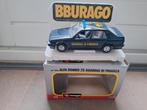 Bburago Alfa Romeo 75 Guardia di Finanza - Modelauto, Ophalen of Verzenden, Zo goed als nieuw, Auto, Bburago