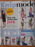 Knipmode juni 2011 jurk, keuzemenu 5 patronen 100 variaties, Hobby en Vrije tijd, Kledingpatronen, Overige typen, Vrouw, Ophalen of Verzenden