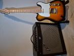 Squier by Fender + Fender mustang 2 versterker, Ophalen, Zo goed als nieuw, Solid body, Fender