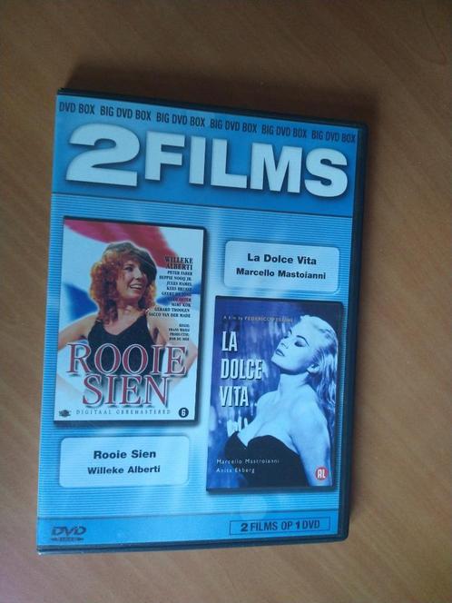 DVD Rooie Sien & La Dolce Vita, Cd's en Dvd's, Dvd's | Drama, Zo goed als nieuw, Drama, Alle leeftijden, Ophalen of Verzenden