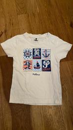 Tshirt maat 98/104 Mallorca wit met anker schip stuurwiel, Ophalen of Verzenden, Gebruikt, Jongen of Meisje, Shirt of Longsleeve