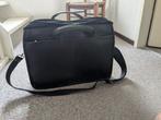Zwarte leren aktetas/laptoptas, Ophalen of Verzenden, 15 inch, Zo goed als nieuw, Aktetas