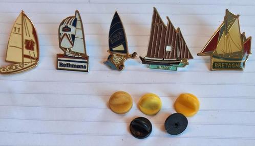 Zeilboten pins speldjes watersport boten verzameling, Verzamelen, Speldjes, Pins en Buttons, Zo goed als nieuw, Ophalen