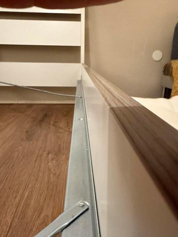 IKEA Bedframe 160x200 met opbergruimte- Wit - afbeelding 4