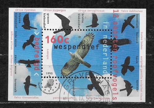 1995, Natuur en Milieu, Roofvogels, blokje [1652] (K2609), Postzegels en Munten, Postzegels | Nederland, Ophalen of Verzenden