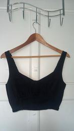 Bien bleu zwarte korte top maat l, Kleding | Dames, Verzenden, Zo goed als nieuw, Zwart