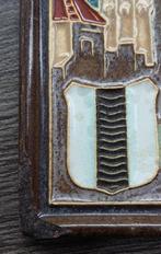 Jaar 1946 Stadsrechten Delft Cloisonne Tegel Oude Kerk, Ophalen of Verzenden