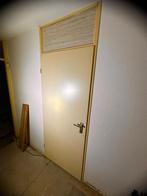 Opdekdeuren inclusief kozijn, Doe-het-zelf en Verbouw, Deuren en Horren, Ophalen, Binnendeur, 200 tot 215 cm, Glas