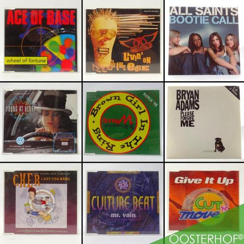 CD | Deel 1 | 9x Singles 90s | ZIE OMSCHRIJVING!, Cd's en Dvd's, Cd's | Pop, Gebruikt, 1980 tot 2000, Ophalen of Verzenden