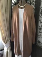 COMMA’ FIJNGEBREID VEST HALFLANG CAMEL MAAT 42-44 NIEUW., Verzenden, Beige, Maat 42/44 (L), Nieuw