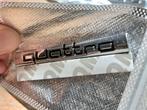 QUATTRO (Audi) emblemen/badges in chroom NIEUW, Auto-onderdelen, Achterklep, Voor, Nieuw, Audi