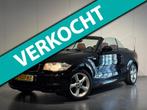 BMW 1-serie Cabrio 118i /Clima/Cruise/PDC/Leer/LMV, 1-Serie, Cabriolet, 4 stoelen, Zwart