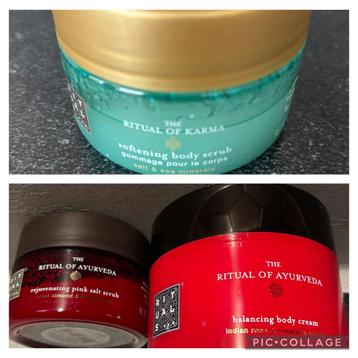 Rituals Ayurveda en Karma Bodycrème en scrub NIEUW beschikbaar voor biedingen