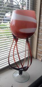 Art Deco Vaas met Octopus Design, Antiek en Kunst, Antiek | Glas en Kristal, Ophalen of Verzenden