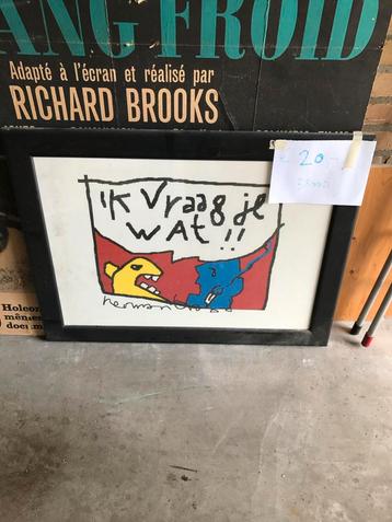 Herman Brood Print Ingelijst beschikbaar voor biedingen
