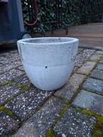 Stenen plantenbak 17 cm hoog, Tuin en Terras, Bloembakken en Plantenbakken, Ophalen, Rond, Steen, Minder dan 30 cm