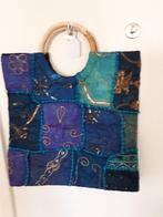 Een bijzondere shopper voor dames, met een mooie handgreep, Ophalen of Verzenden, Zo goed als nieuw, Blauw, Shopper