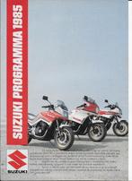 Suzuki modellenfolder 1985, Motoren, Ophalen of Verzenden, Suzuki