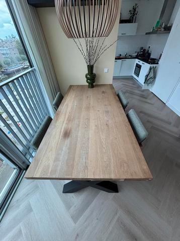 Eetkamer tafel Metalox 200 x 100 met x-vorm metalen poot beschikbaar voor biedingen