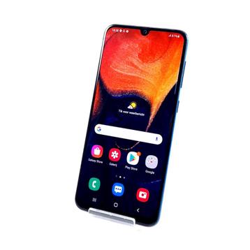 Samsung Galaxy A50 128GB, 4GB Blue/Blauw | Incl. Garantie beschikbaar voor biedingen