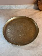 Gouden Dienblad PTMD - 34cm, Overige materialen, Schaal, Rond, Nieuw