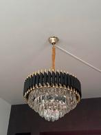 Moderne Kroonluchter met Kristallen eric kuster style, Ophalen, Zo goed als nieuw, Glas