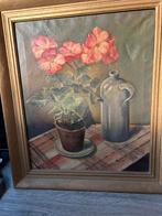Schilderij bloemen, Antiek en Kunst, Kunst | Schilderijen | Klassiek, Ophalen