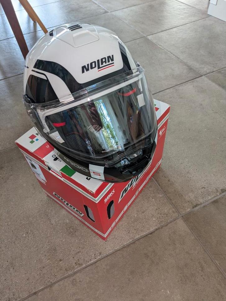 Nolan systeem Helm 100-5, Motoren, Kleding | Motorhelmen, Dames, Heren, Kinderen, Systeemhelm, XS, Nolan, Tweedehands, Ophalen of Verzenden