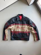 Vintage Leren Racing Jas, Ophalen of Verzenden, Zo goed als nieuw, Overige maten, Zwart
