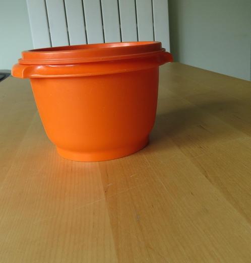 Tupperware Oranje Trommel met Sterdeksel Retro/Vintage, Huis en Inrichting, Keuken | Tupperware, Gebruikt, Bus of Trommel, Oranje